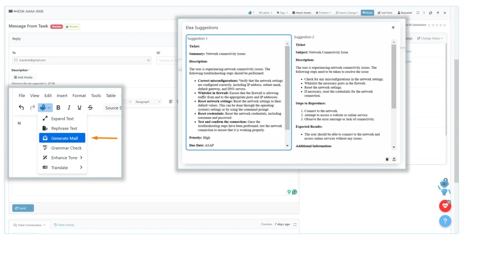 AI-Based Email and Ticket Summarization