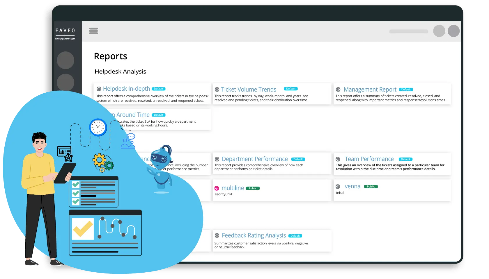 Servicedesk reports Service desk reporting and analytics in ServiceDesk Software