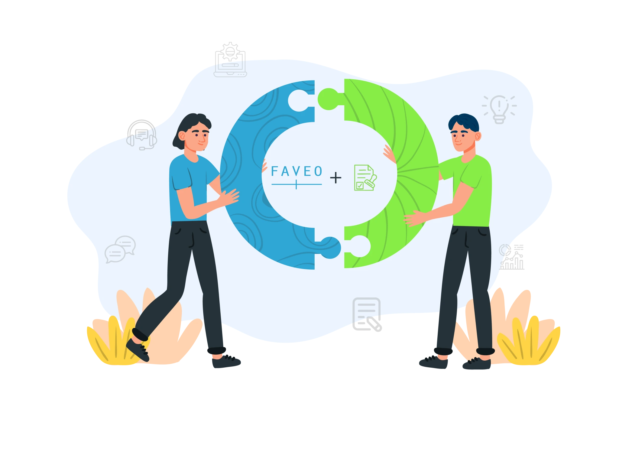 Faveo-Integrate-with-Adhoc-Approval-01-2048×1505 Showcasing Adhoc Approval integration in Faveo Helpdesk and ServiceDesk Software for flexible and smooth approval processes