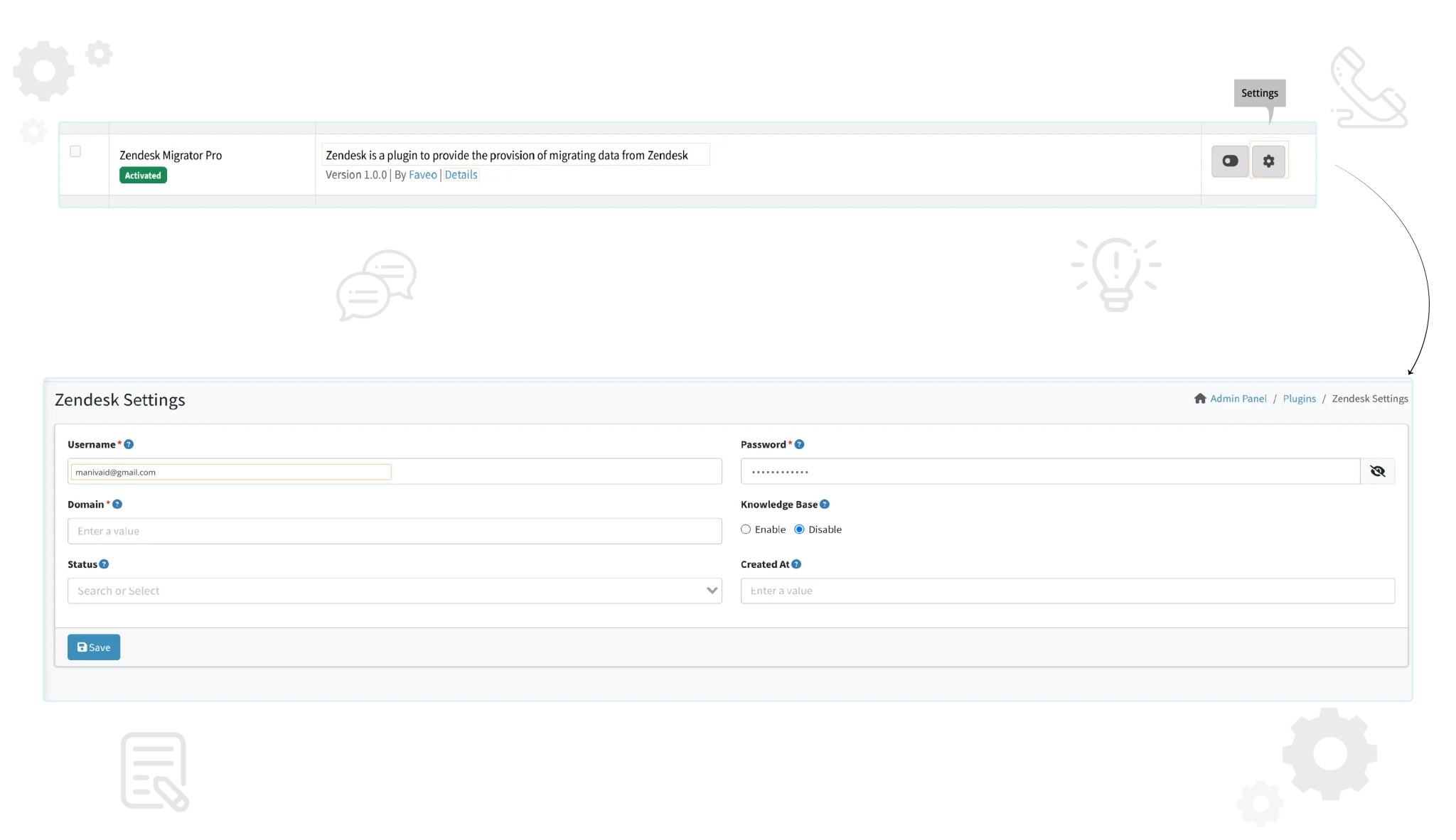 Migrate data in Faveo with flexibility for growing business needs